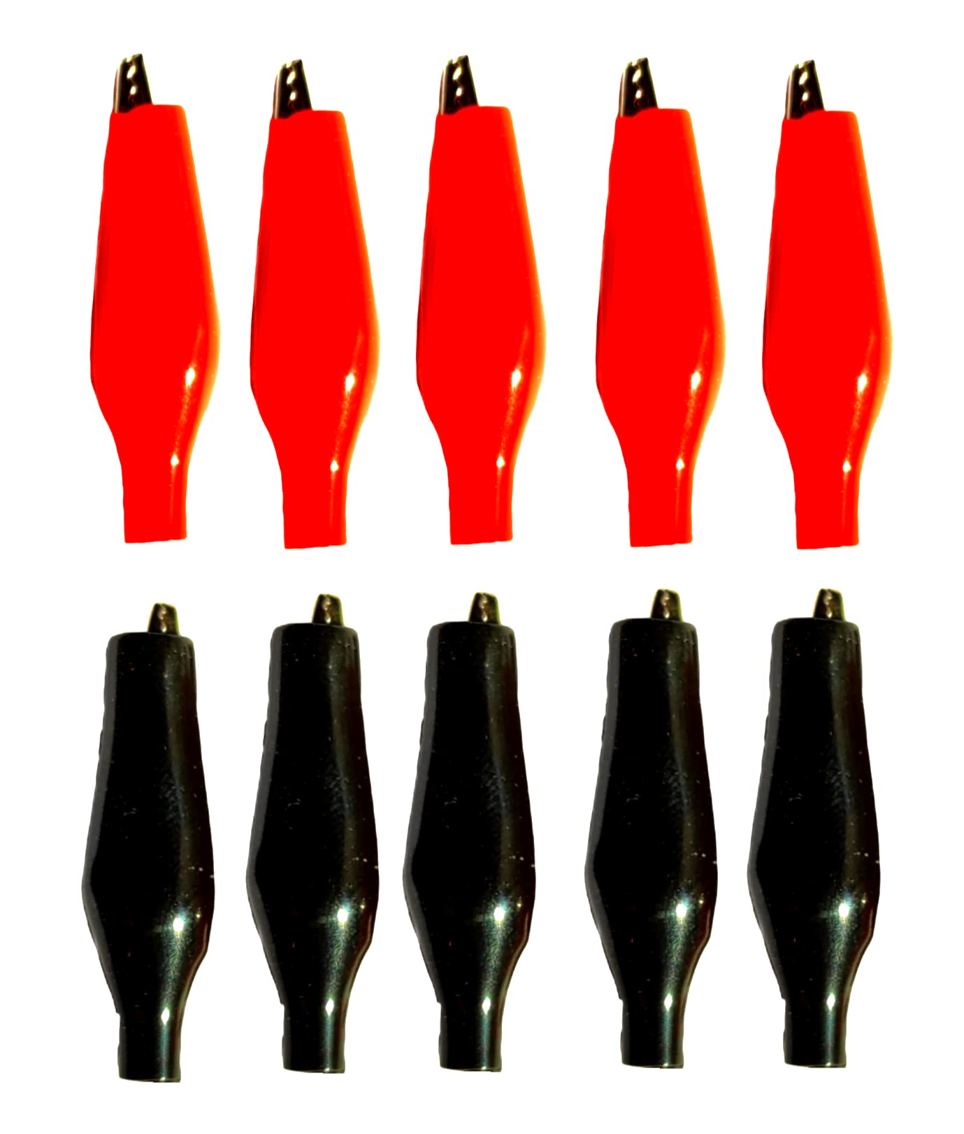 See full amazon price history chart for Universal Hub Pair Of 5 Crocodile Alligator Clips For Electrical Test Clamps with Protective Insulation Covers (Black, Red) Universal Hub Pair Of 5 Crocodile Alligator Clips For Electrical Test Clamps with Protective Insulation Covers (Black, Red) (B09VYC2GJZ) Amazon Price History, Amazon Price Tracker