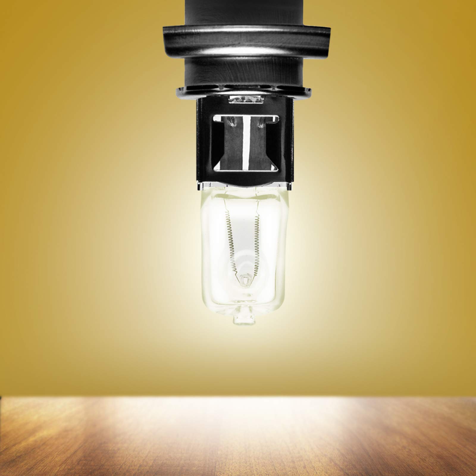 BROTOU Zestaw 4 żarówek halogenowych G9, G9, 25 W, 230 V, 2800 K, ściemniane, halogenowe żarówki do piekarnika, mikrofalówki, kuchenki sufitowej (4-25 W)