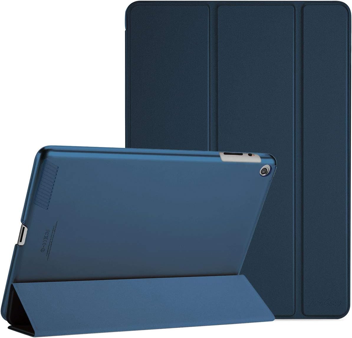 ProCase for iPad 2012/2011 2nd 3rd 4th Generation Case (Old Model), Smart Cover for iPad 2/iPad 3 /iPad 4 –Navy