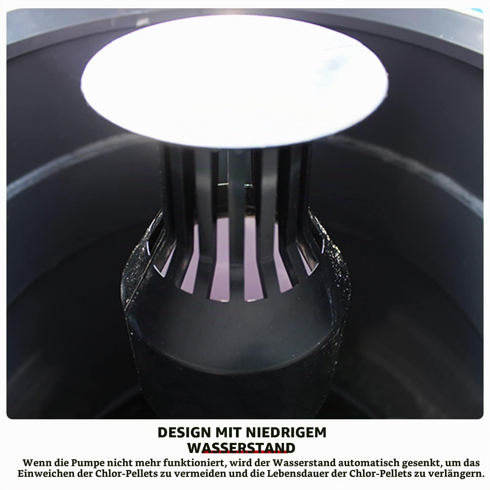 Automatische automatische Chemikalienzuführung, robuste und langlebige automatische Chlorzufuhr, korrosionsbeständiger CL-200-Teich für Schwimmbad-Desinfektionsgeräte