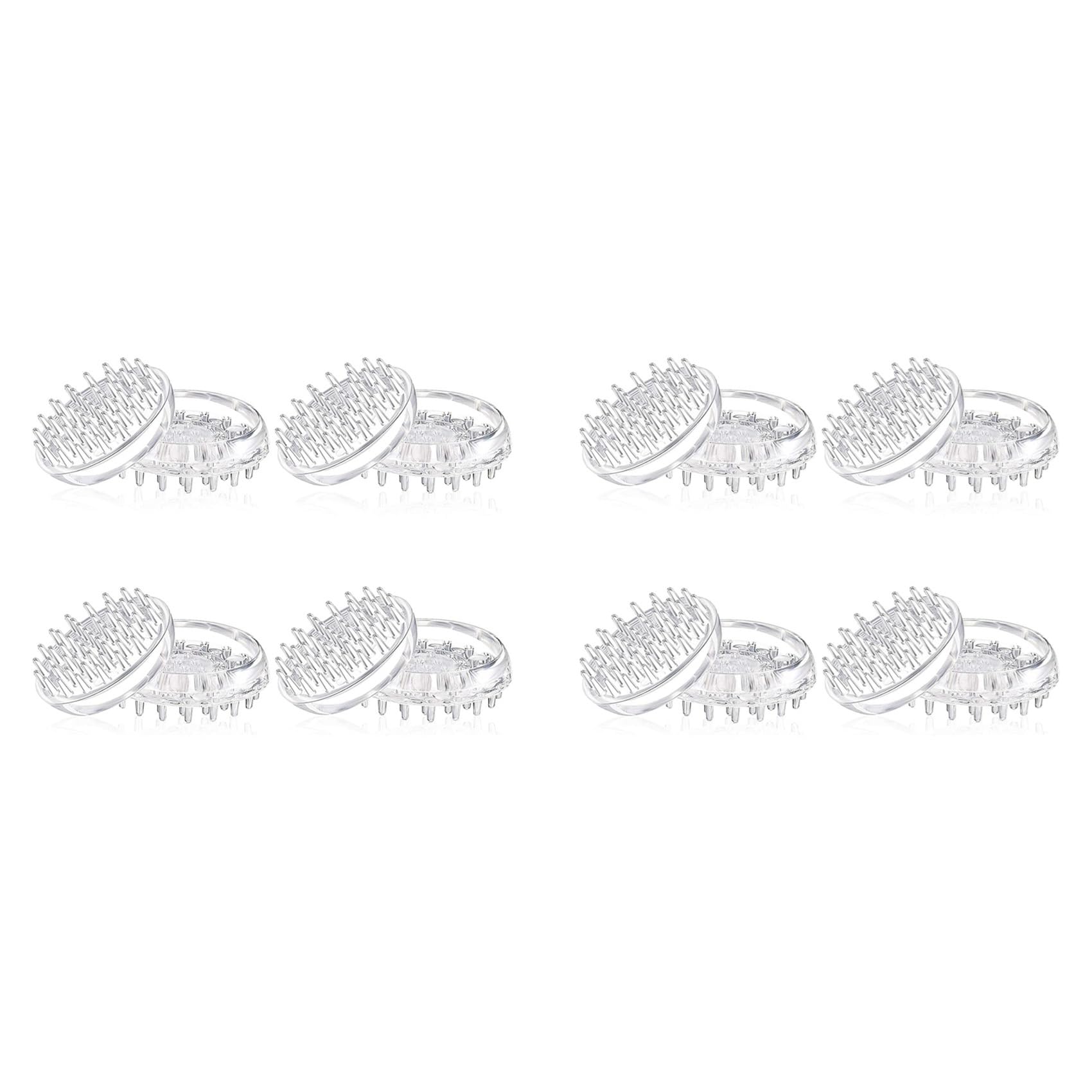 Hndhbfgrt 16X Carpet Protectors 8Pcs Spiked Caster Cups Floor Saver Pads Clear Spiked Floor Castor Cups Spiked Furniture Cup