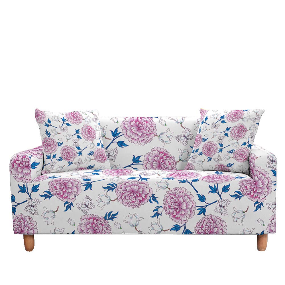 Housse de canapé élastique fleurs 3D pour protéger votre mobilier