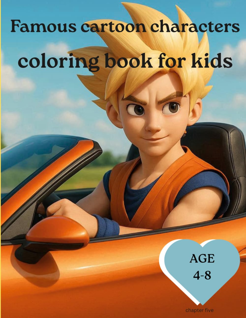 Famous cartoon characters: Coloring book for kids