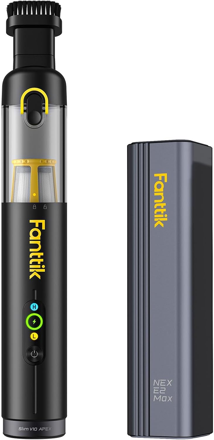 Fanttik E2 Max 3.7V Mini Electric Screwdriver & Fanttik Slim V10 Apex Cordless Car Vacuum