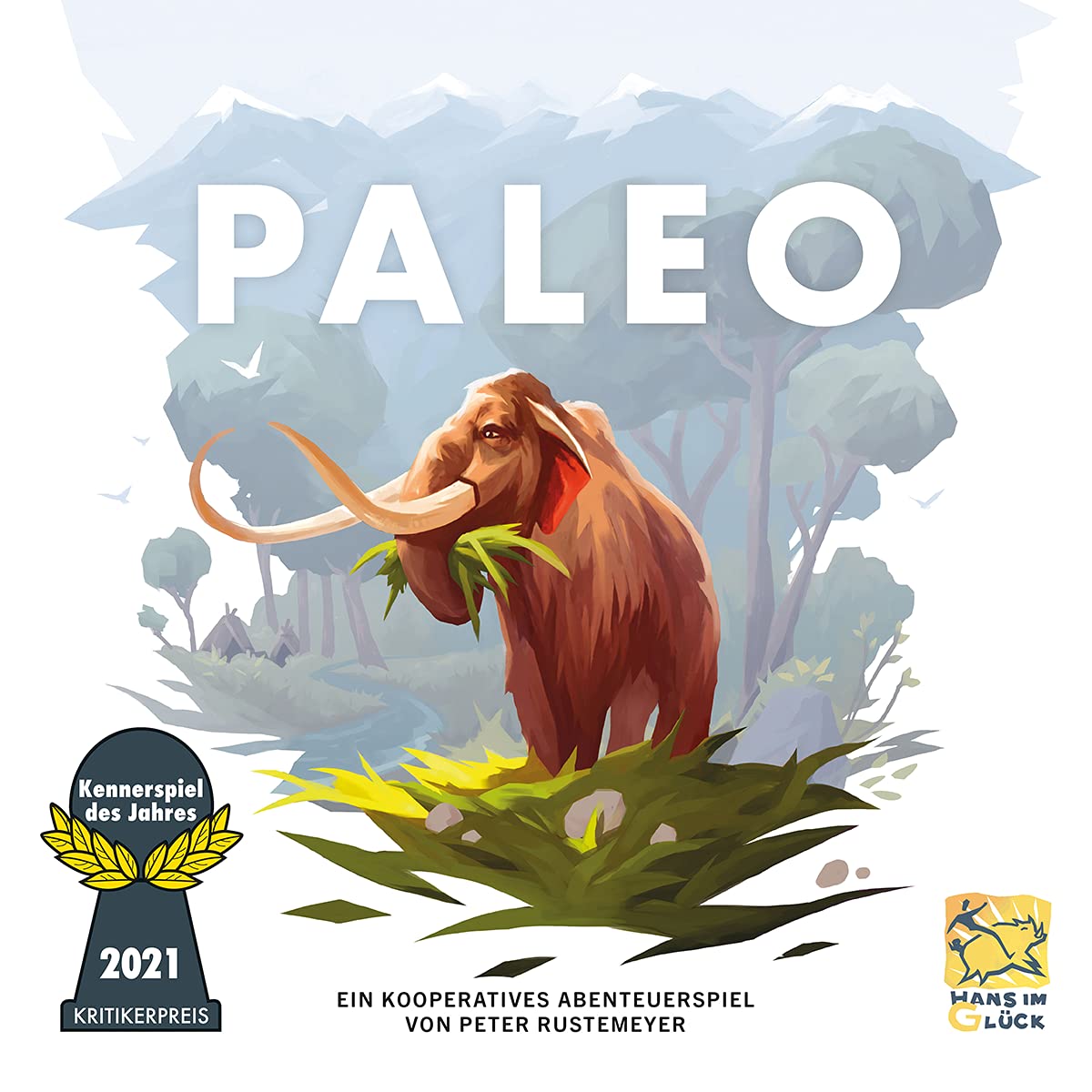 Hans im Glück, Paleo, Basic Game, Connoisseur Game of the Year 2021, Board Game, 2-4 Players, from 10+ Years, 45-60 Minutes, German