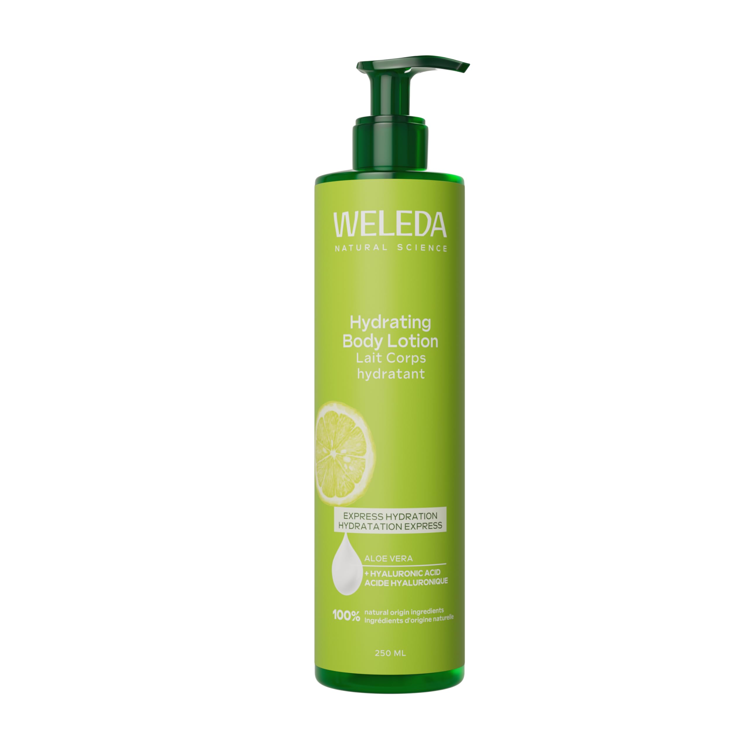 Weleda Hydrating Body Lotion with Citrus, Body Moisturiser with Hyaluronic Acid & Aloe Vera