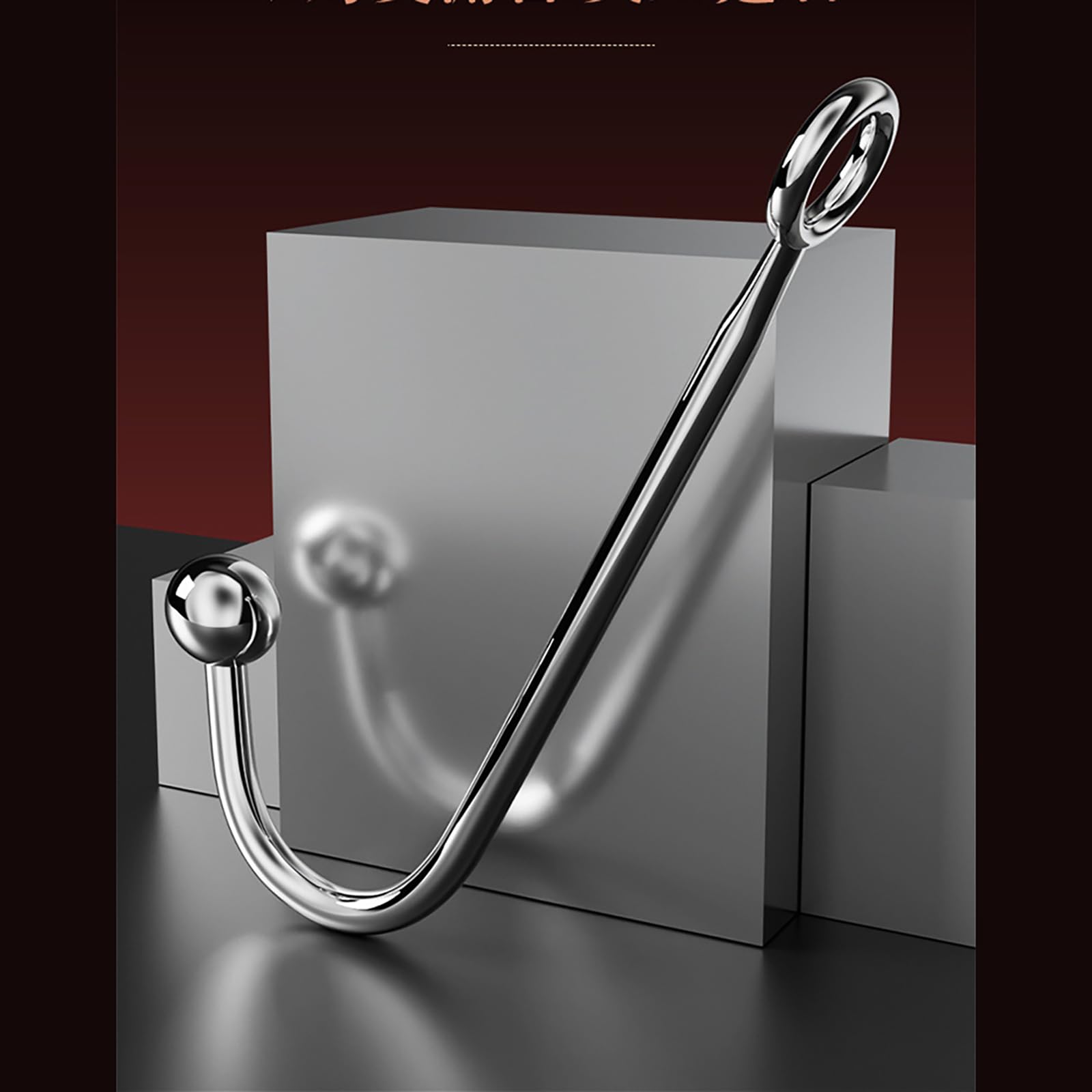 Collar De Sujeción De Cuero Ajustable Con Cadena Plug Anal Gancho Anal De Acero Inoxidable Kit De Bondage Fetichista, Juguetes Sexuales Para Parejas