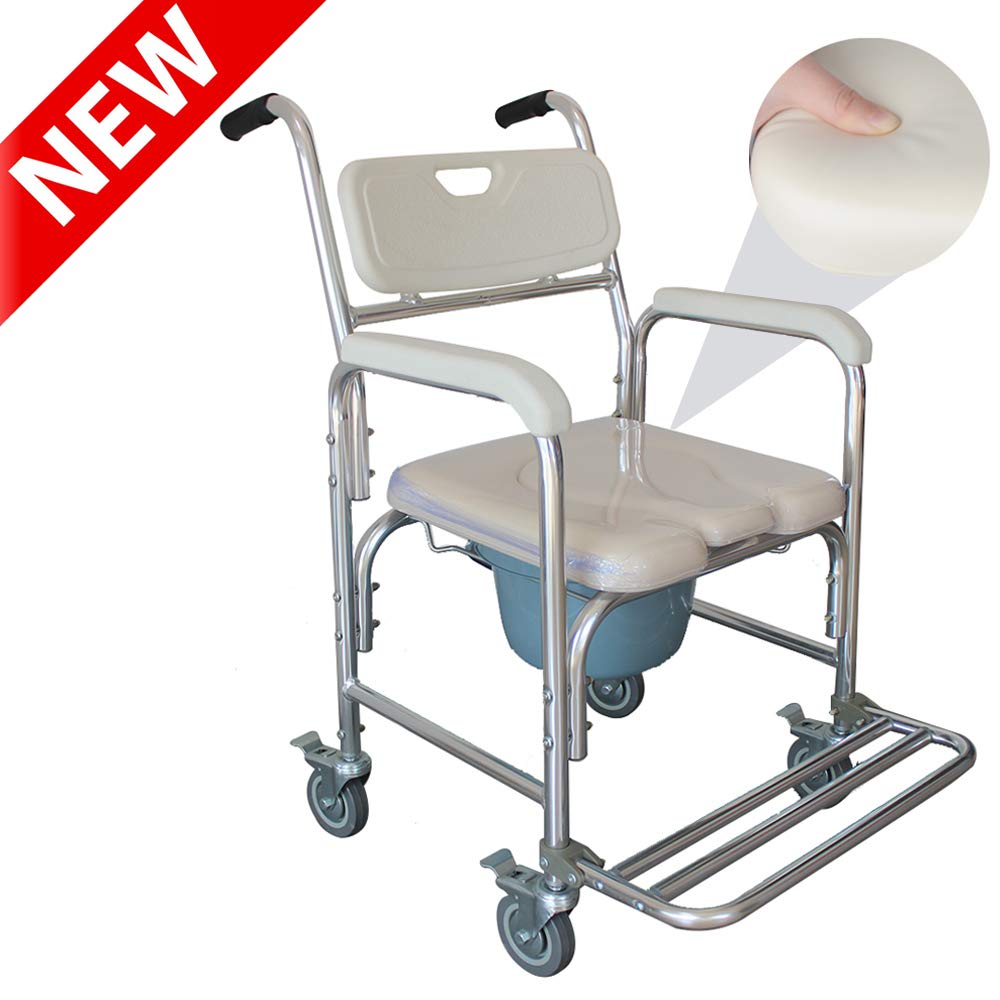 Rolling Shower Chair Commode All Chairs