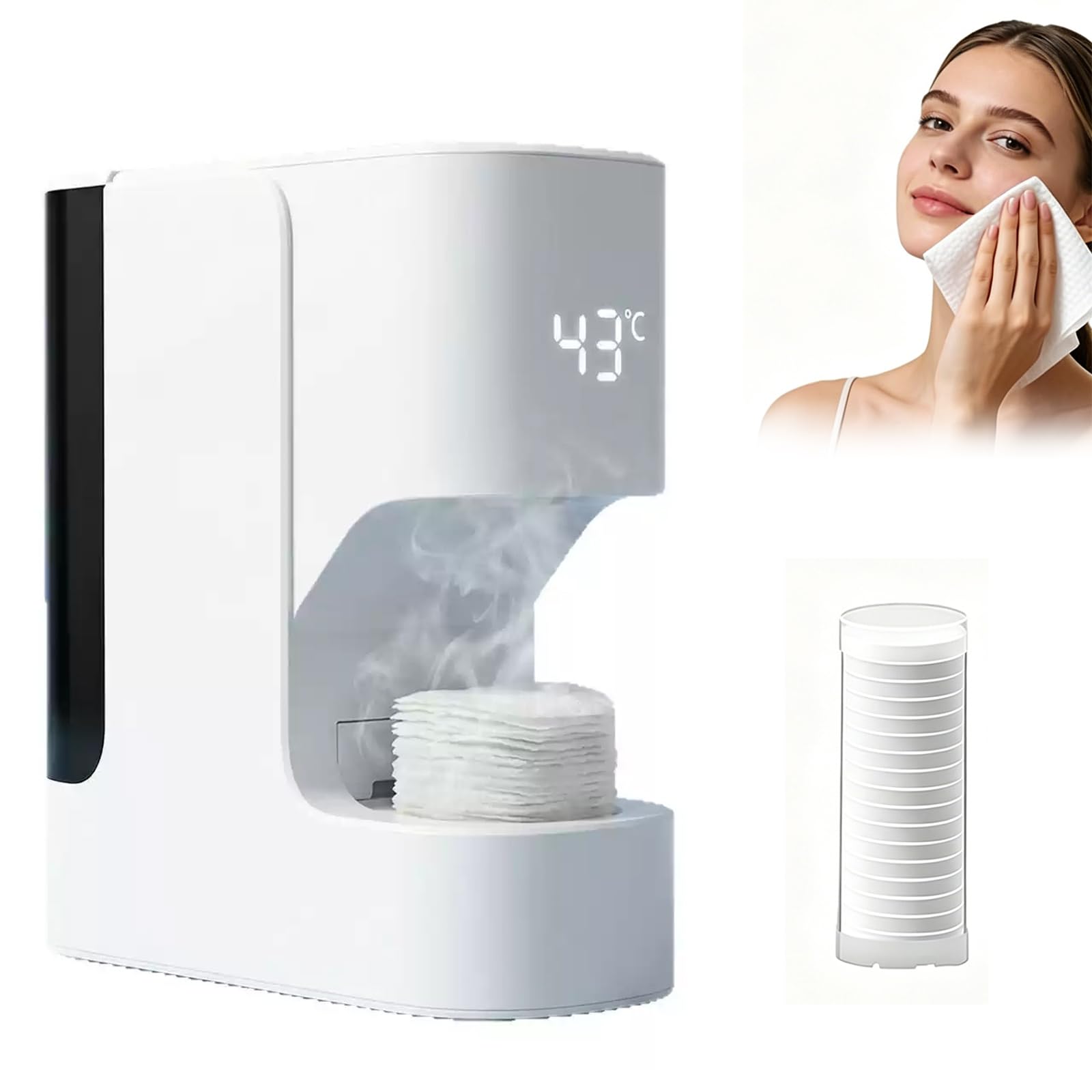 VILA SMO Hot Face Towel Dispenser, Automatic Towel Warmer Machine