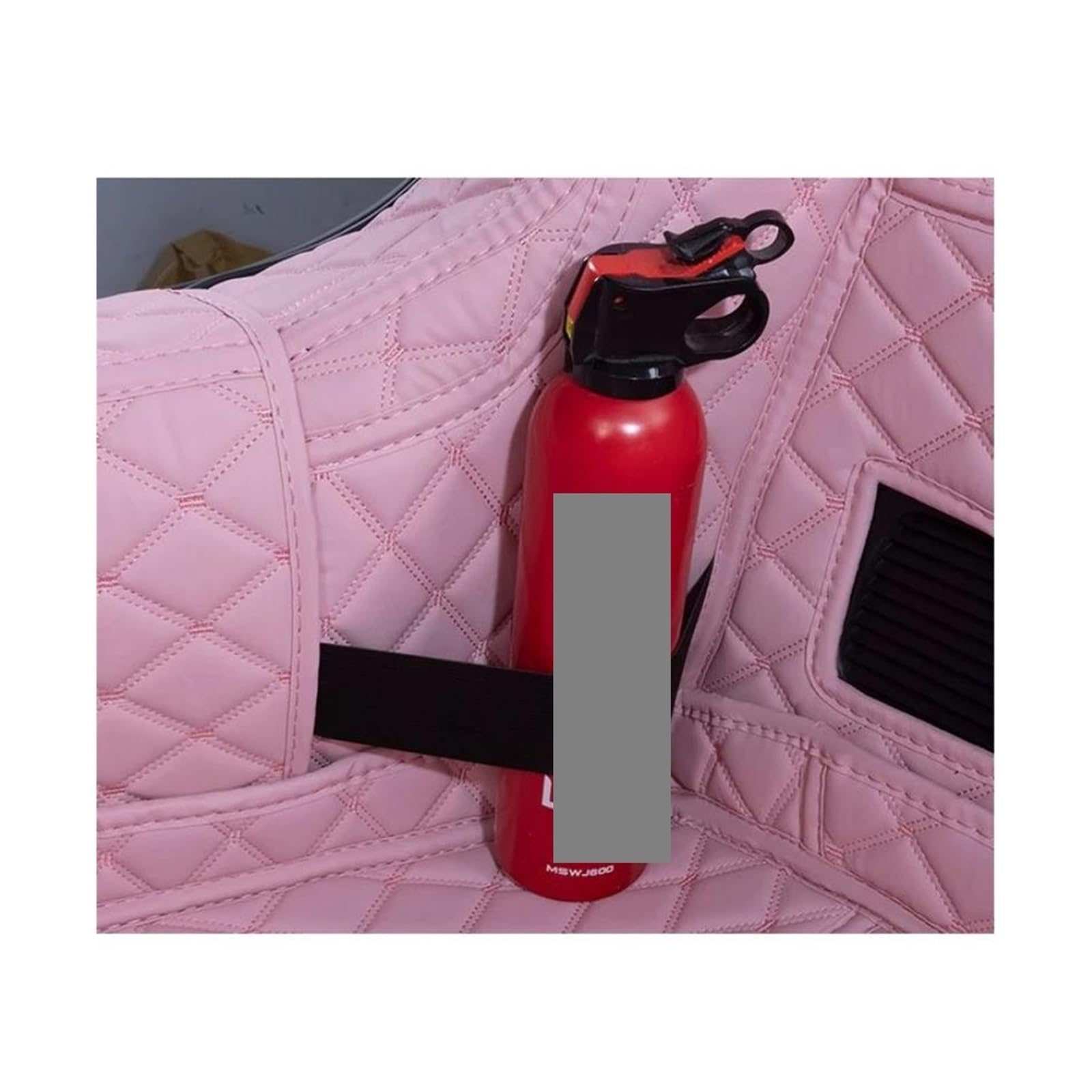 Auto Kofferraummatten Für Leapmotor T03 2024-2026 Kofferraummatte Kofferraumwanne Leder Boden Teppich Fach Schutz Zubehör Matten(Black red Full)