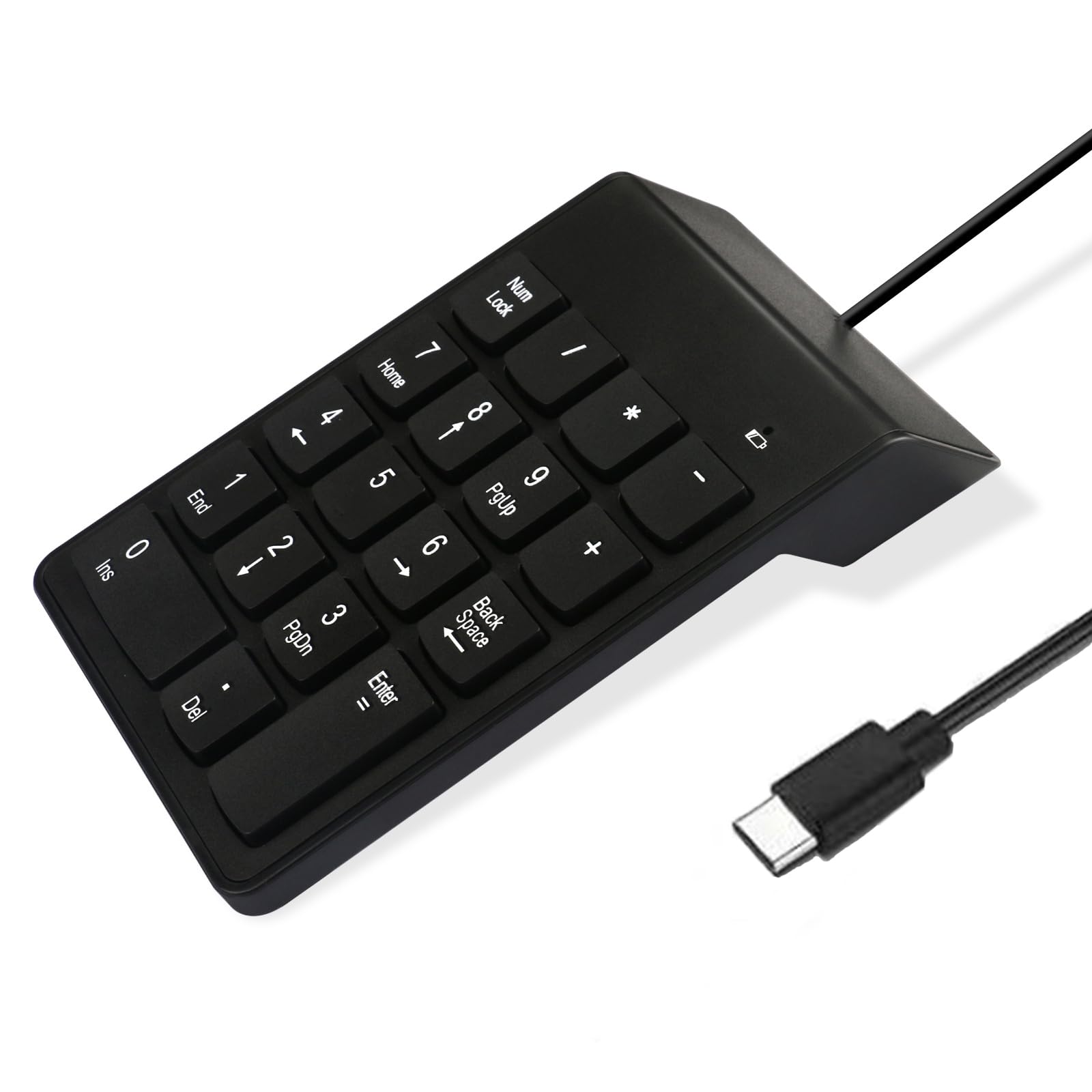 Mini teclado con cable USB C para PC, el bloque numérico compacto que le falta a tu laptop 6