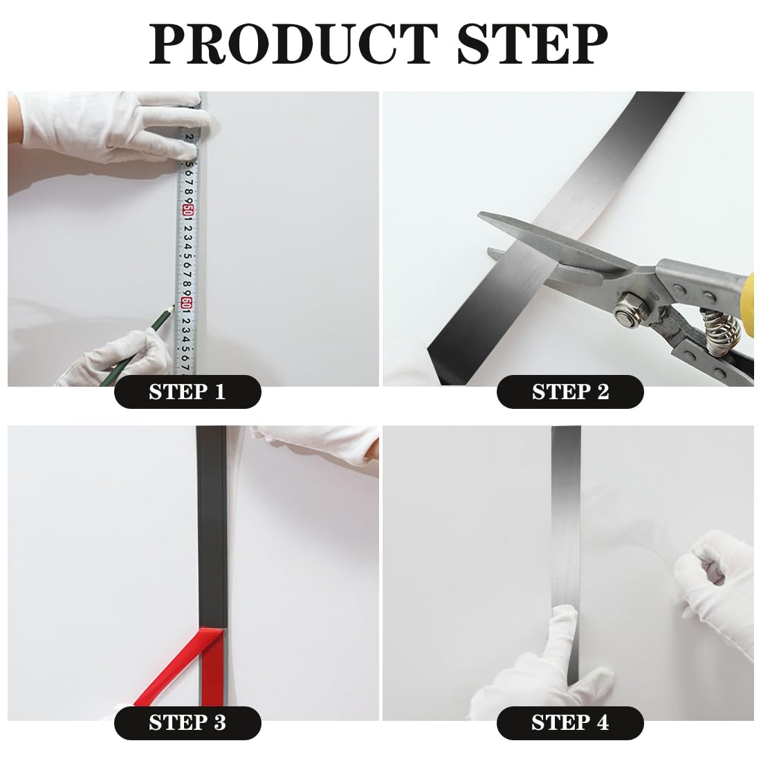 Self Adhesive Chrome Trim Trimold Stainless Steel Peel And Stick Wall ...