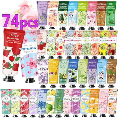 VESPRO 140 Pack Hand Cream Gifts Set, Hand Lotion Travel Size for Dry Cracked Hands, Mini Hand Cream for Teacher Appreciation Gifts, Nurse Gifts and Small