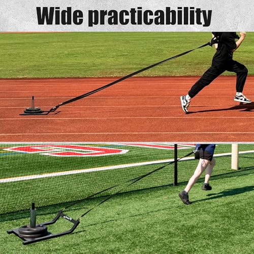 image for GanFindX Weight Sled, Workout Sled, Fitness Strength Training Sled for