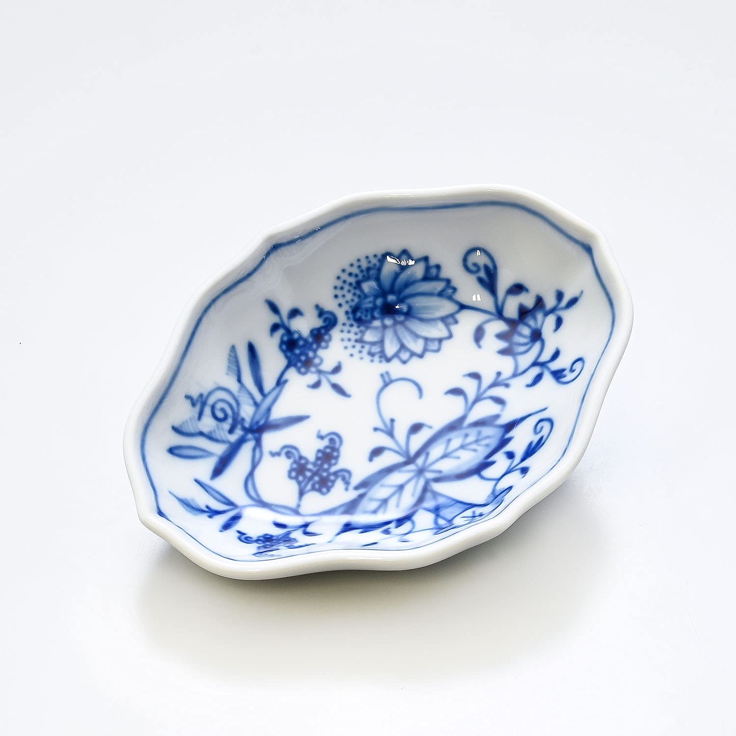 Amazon.co.jp: マイセン ブルーオニオン ディッシュ L 菱形 8cm