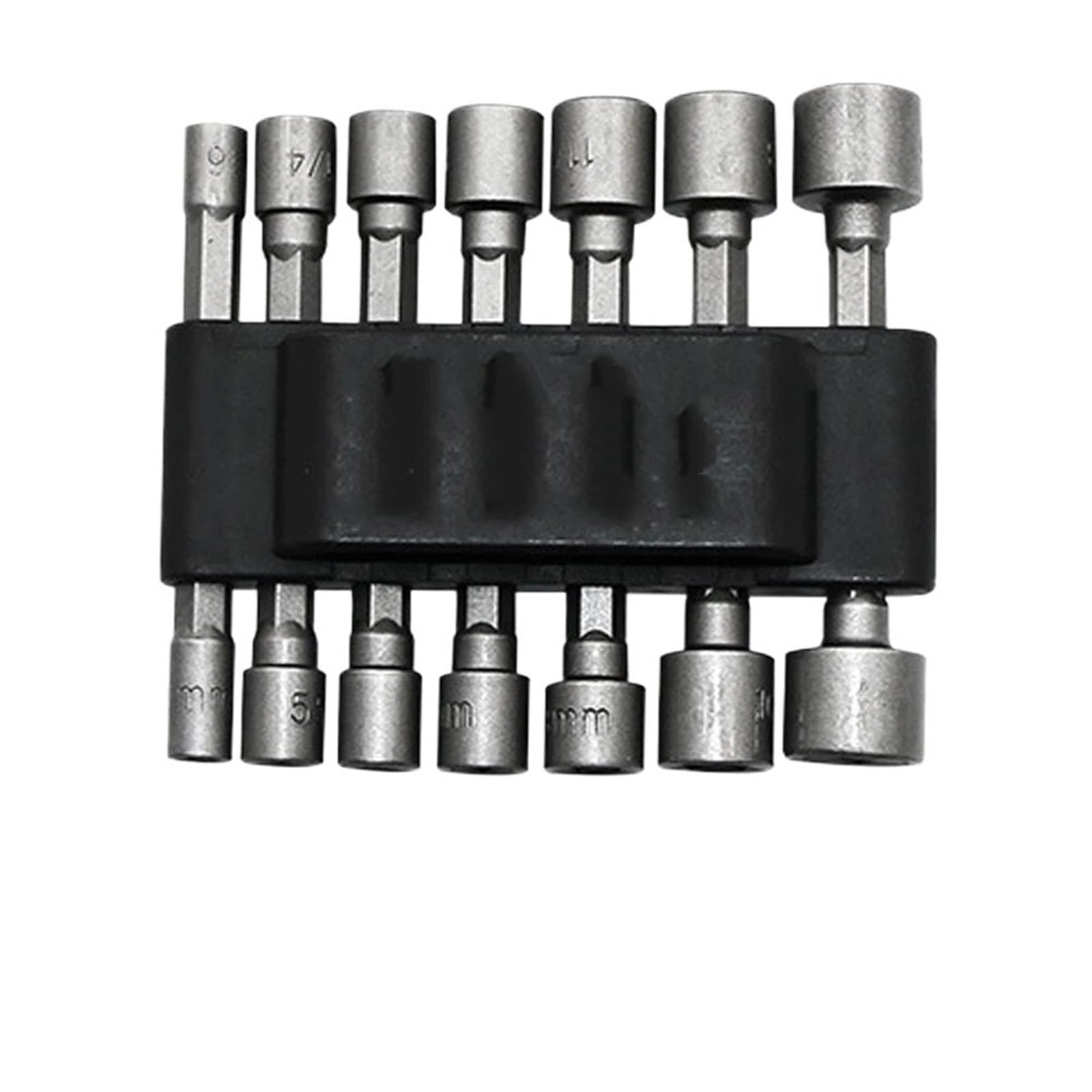 Kauwyehd 14Pcs 9/14Pcs/Set 5Mm-13Mm Hex Sockets Sleeve Nozzles Nut Socket Wrench Set(14Pcs)