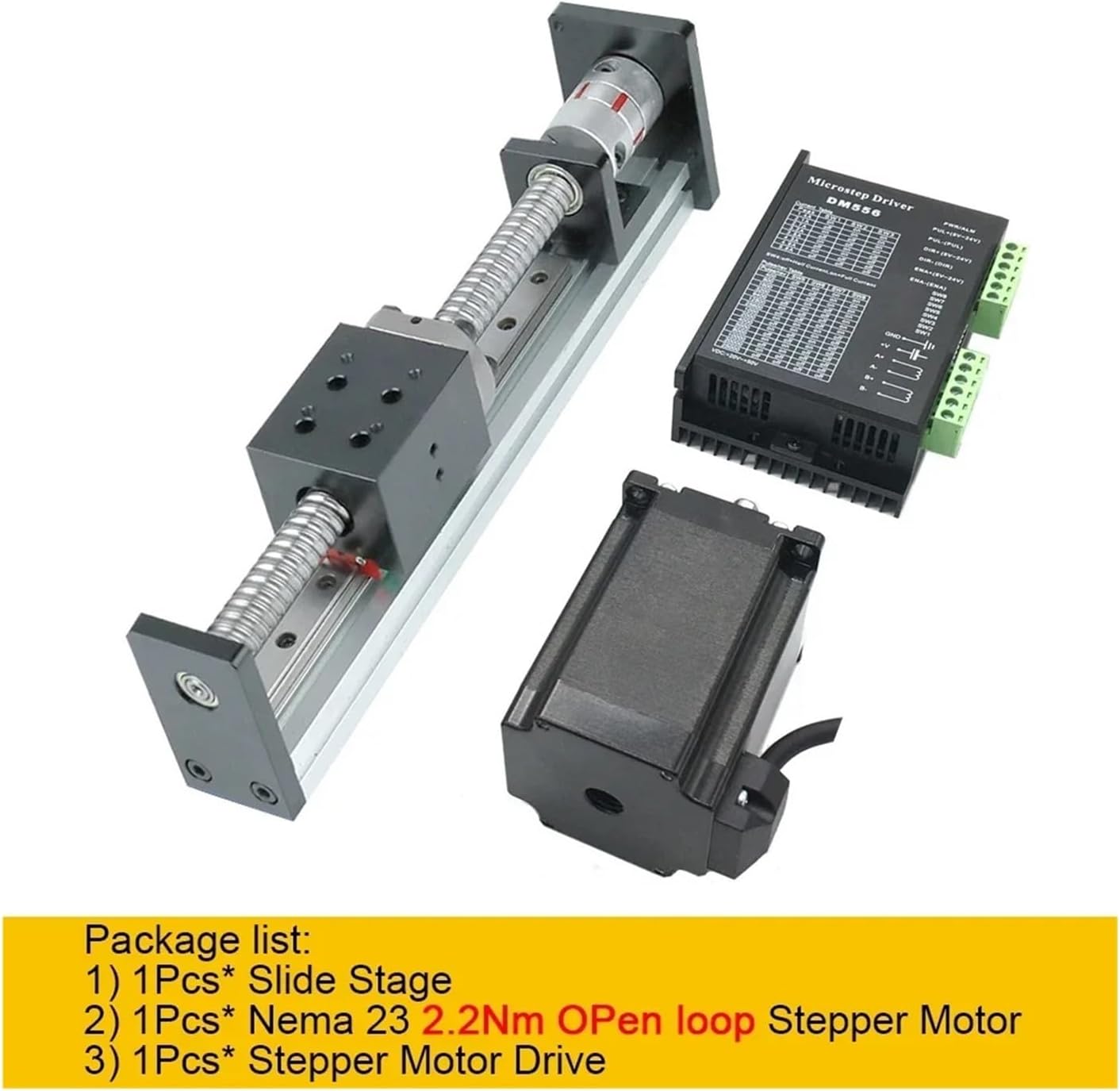 X-Y-Z Axis Linear Guide Rail Slide Stage Linear Stage 48mm Width Ball Screw SFU1605 1610(700mm SFU1610)