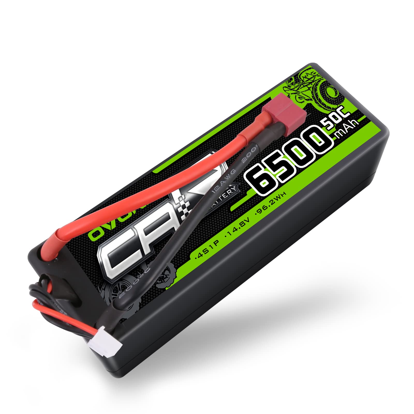 OVONIC Batteria Lipo 4S 6500mAh 50C 14.8V LiPo per RC Aereo RC Elicottero RC Auto RC Barca Hobby