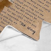 Vista 83 de Custom Memorial Blankets with Photo to Your Loved One's Memory, Memory Lane in Loving Memory Photo Blanket to Remind You of Your Beloved Ones 40x50