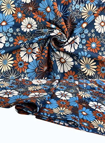 Image of SimpleFun Summer Dresses for Women Beach Floral Tshirt Sundress Casual Pockets Boho Tank Dress