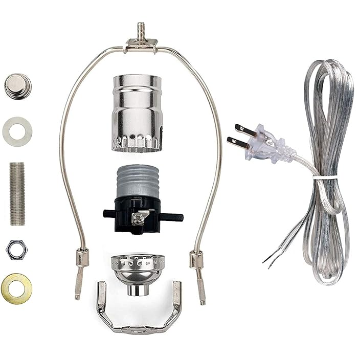Buy Creative Hobbies ML93H Silver Finish MakeALamp Kit with All Parts