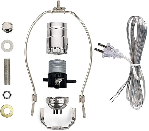 Creative Hobbies ML93H kit para hacer una lámpara de acabado en plata, con todas las partes necesarias e instrucciones (idioma español no