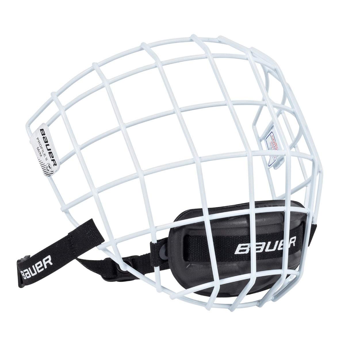 BAUER Facemask PROFILE II Visier, Größe:XS;Farbe:weiss
