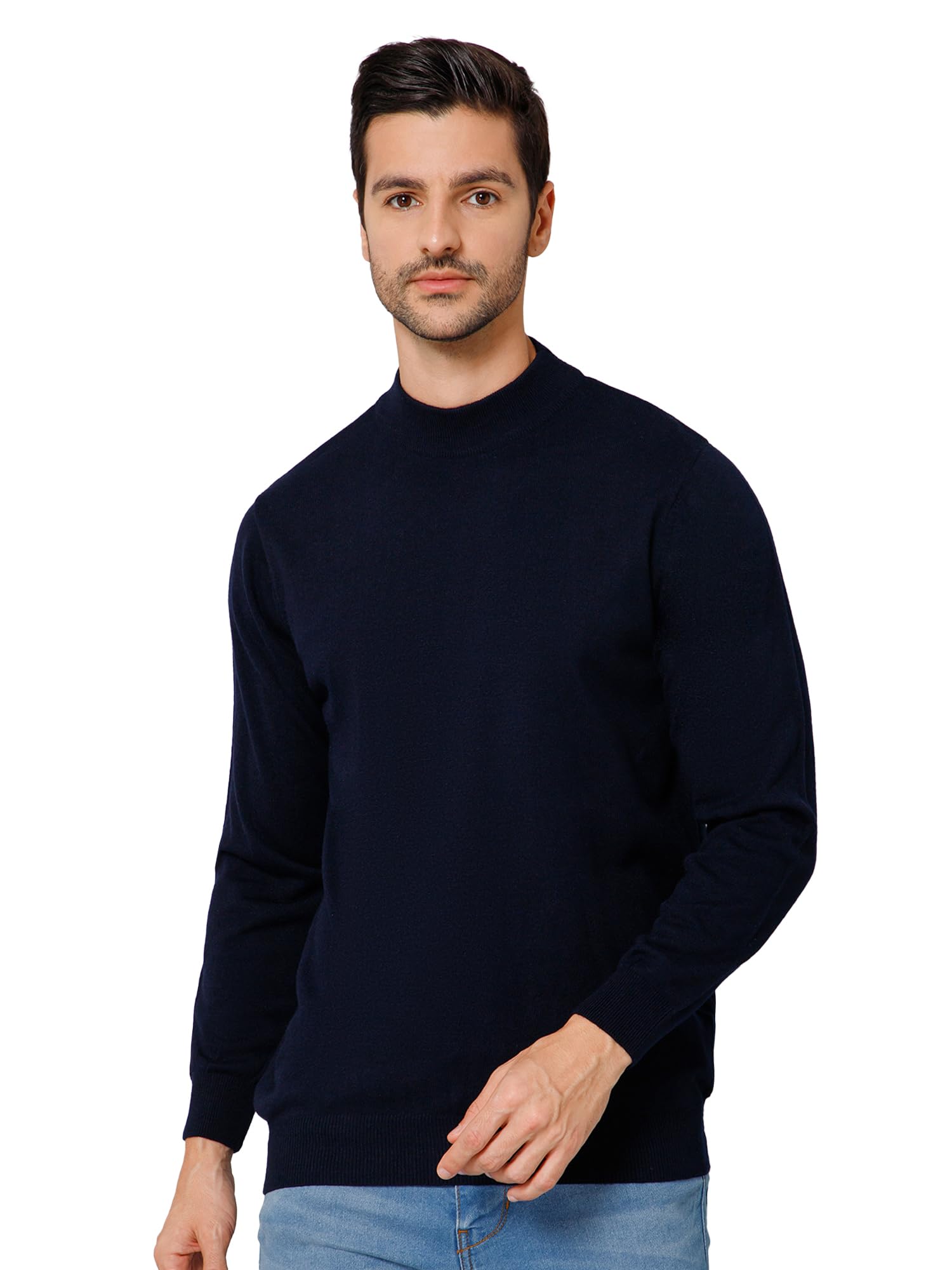 cantabil Solid Round Neck Full Sleeves Regular Fit Mens Casual Sweater | Casual Winter Sweater for Men | Mens Sweater for Winter Wear (P_MSWT00054)-picture-27