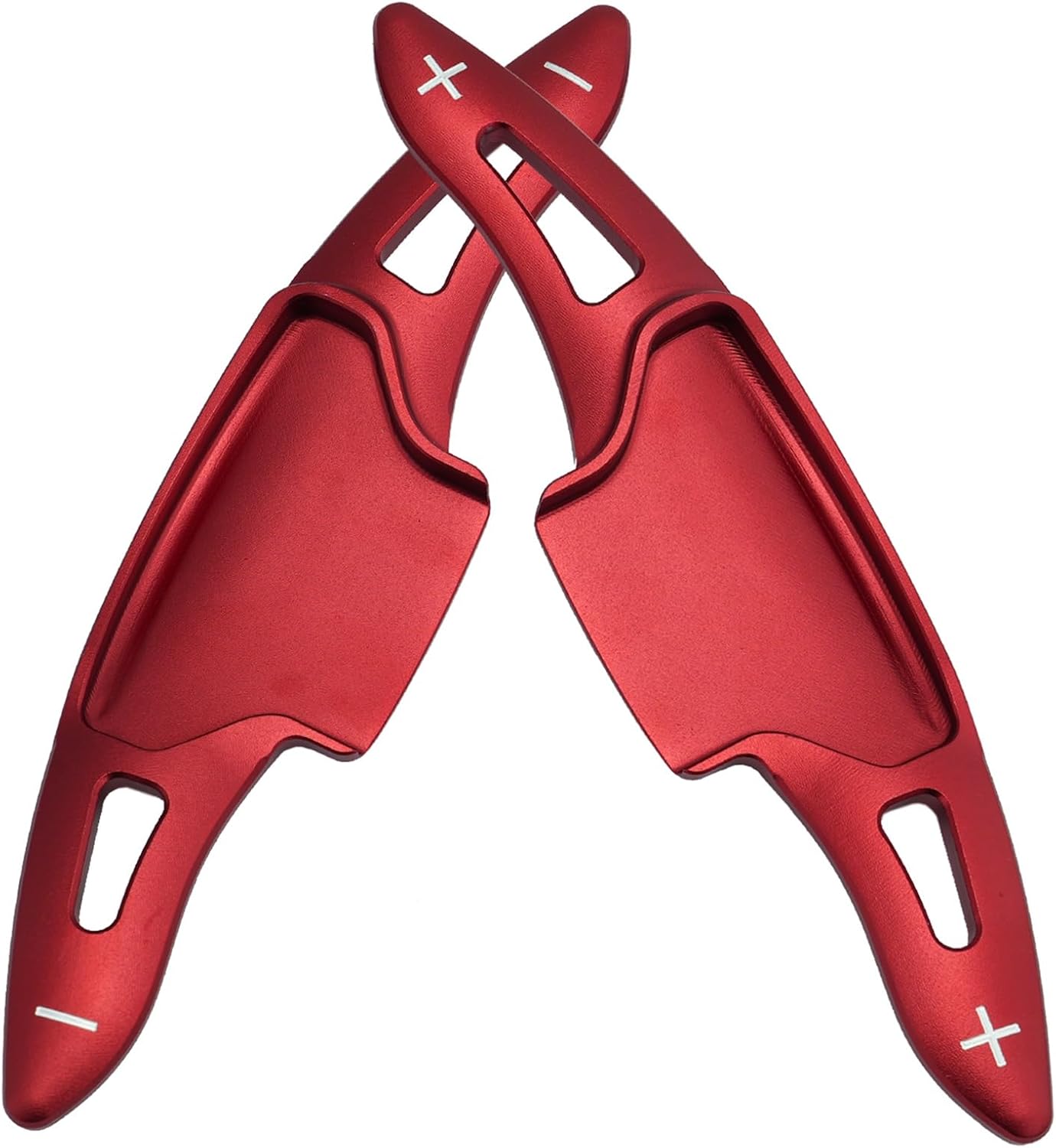 Aluminum Alloy Car Steering Wheel Shift Paddle fit for Ford 2013-2019 Explorer 2013-2019 Gen5 Explorer Paddle Shifter Extension Accessories Interior Decoration Accessories -Red