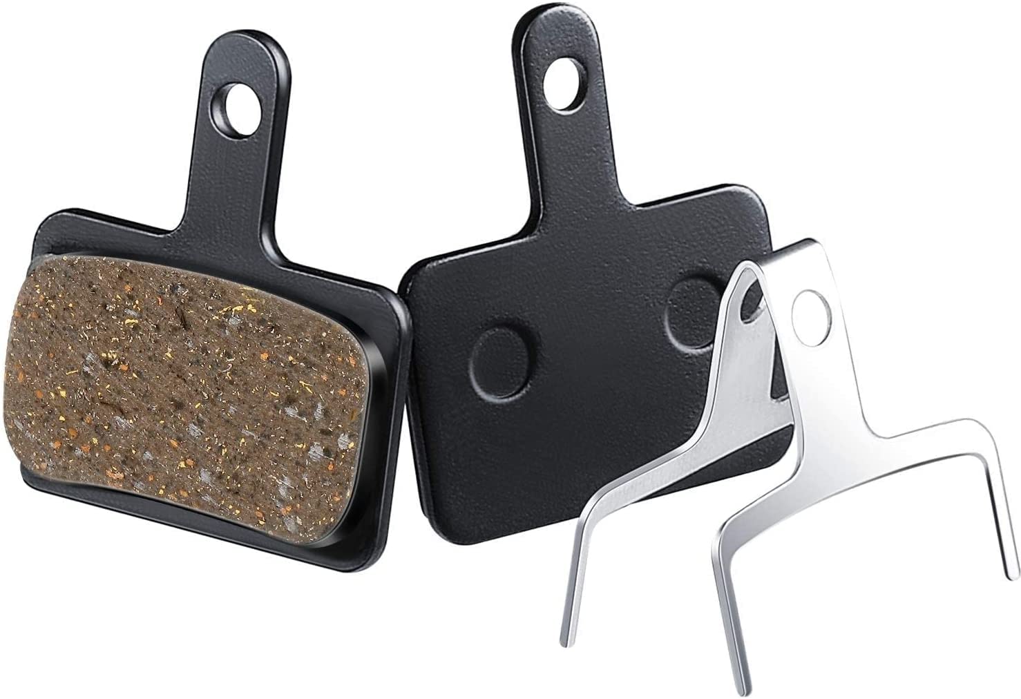 Mountain Road Bicycle Bike MTB Disc Brake Pad (SCHRO50065), Black, Resin & Metal s&m