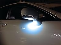 Vista 6 de iJDMTOY Aqua Ice Blue 18-SMD - Luces LED para debajo del espejo lateral, compatibles con Land Rover Range Rover, Range Rover Sport, LR2 LR3 LR4