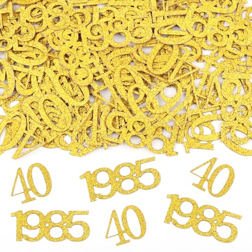 Konfetti 40 geburtstag deko,100 stk tischdeko geburtstag mädchen junge 1985