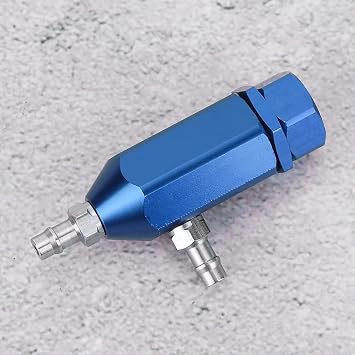 Turbo Boost Controller, Turbo Charger Controller, Aluminum Material, Boost Controller, Manual Adjustment, Intake System Improvement, Pressure Release, 1-30 PSI Adjustable Universal Blue