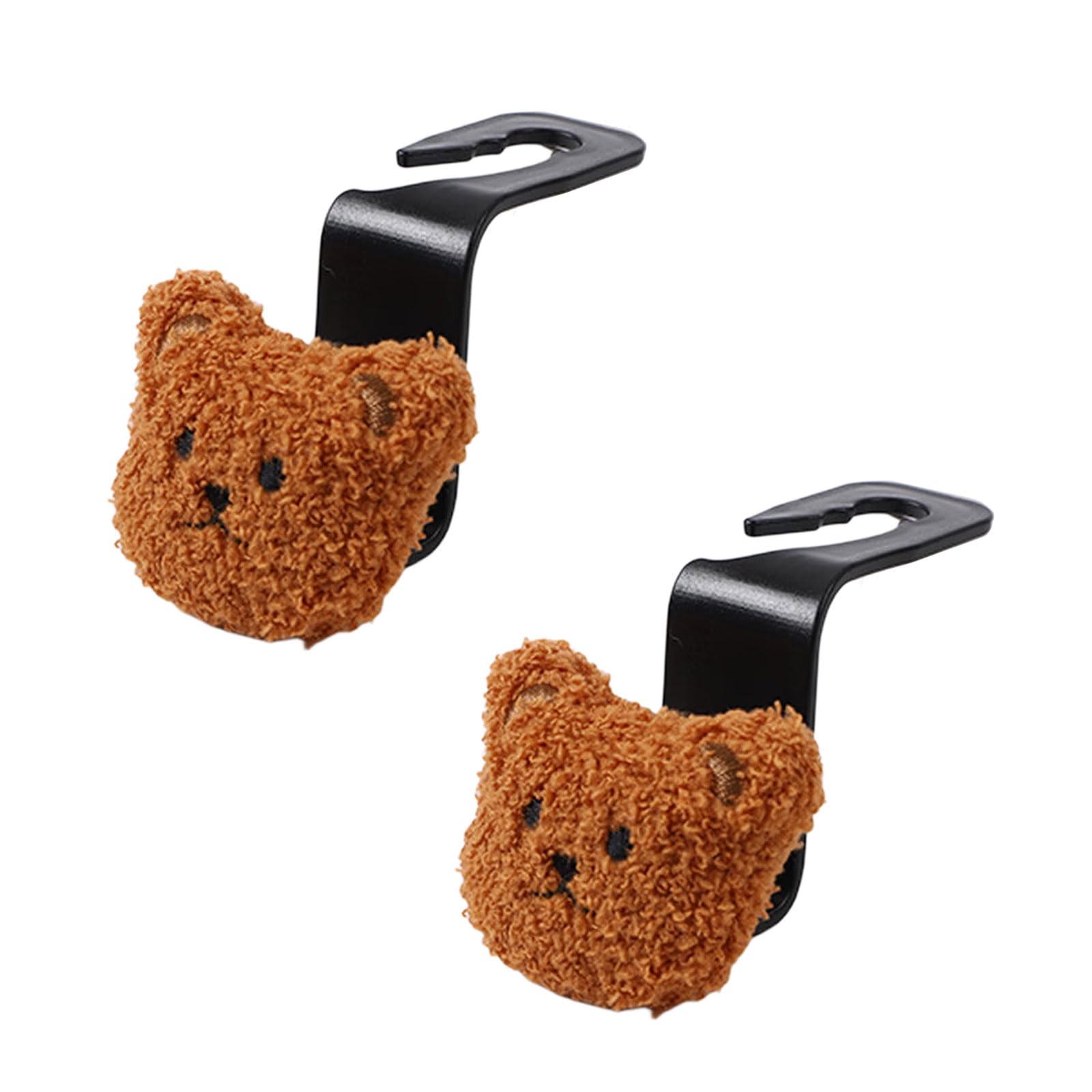 Psdndeww Car Purse Holder Hook, Seat Headrest Hook for Purses and Bags, Lovely Cartoon Hooks for Car SUV Vehicle Auto Rear Back Seat Hanger Bag Purse Organizers