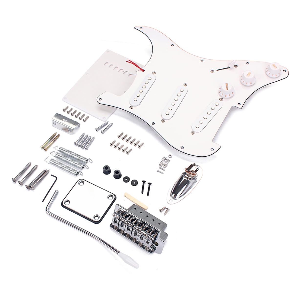 ibasenice Diy Electric Guitar Kit Gp502 White Full Accessories for Diy Electric Guitar Building