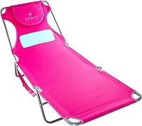 Vista 14 de Silla plegable Ostrich para damas, tumbona de playa, camping, piscina, bronceado, color aqua