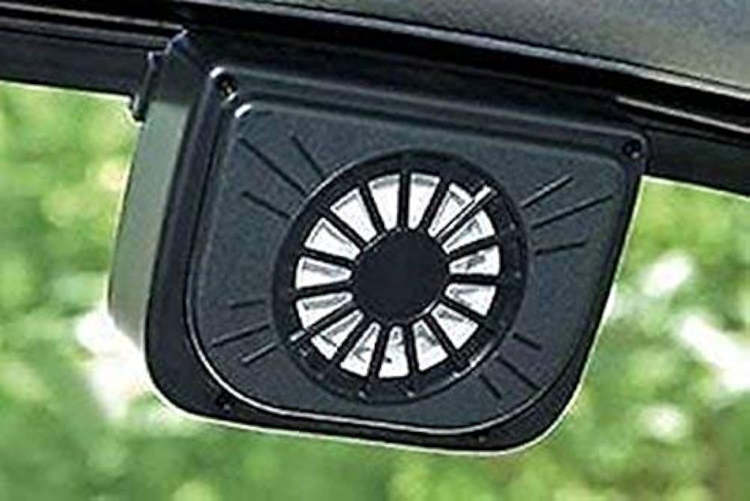 DLZY Auto Cool Solar Powered Ventilation Exhaust Fan for Car Window with Air Vent, Pack of 1