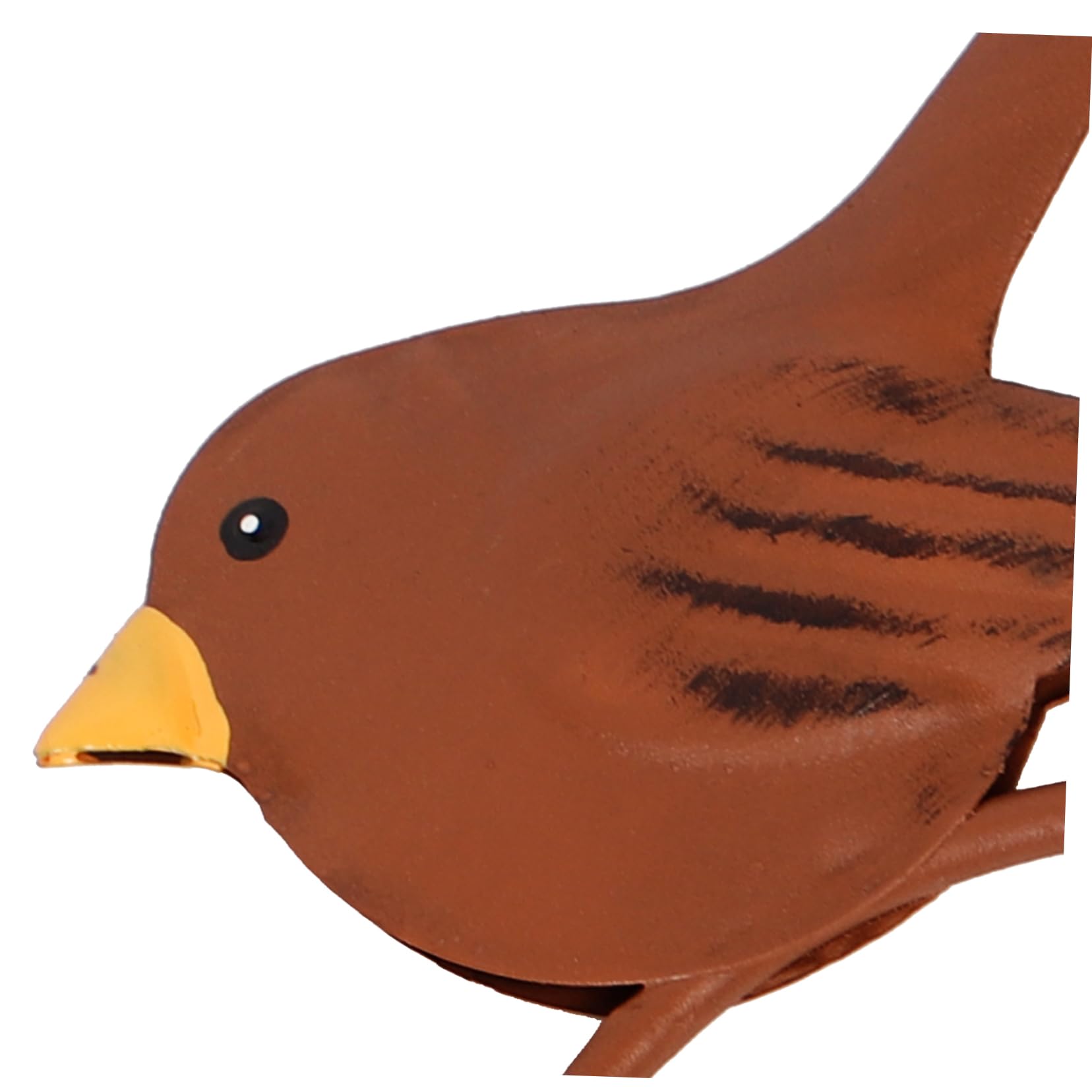 CIYODO Vintage Flower Arrangement Rain Gauge Tool Outdoor Decorative Stake Precise Rainfall Measurement