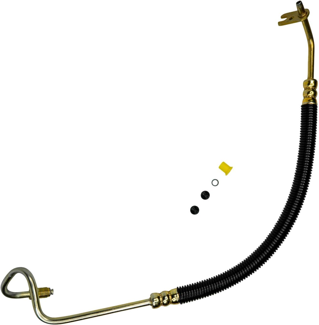 Edelmann Elite 80617E Power Steering Pressure Hose - Car Accessories and Equipment, For Various 2013-07 GM Avalanche, Escalade, Sierra, Silverado 1500, Suburban, Yukon, Tahoe Vehicles