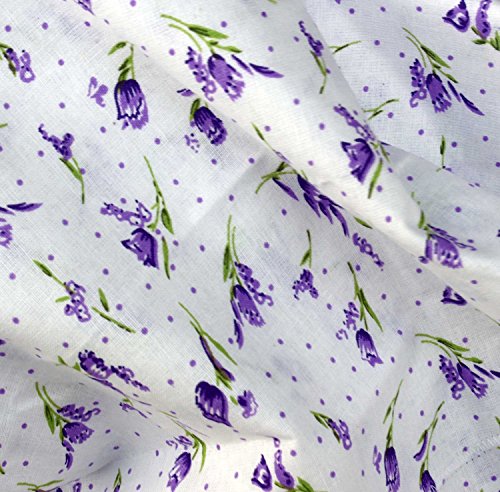 Image of Story@Home Fantasy Floral 100% Cotton Bedsheets for Single Bed with 1 Pillow Cover, Purple