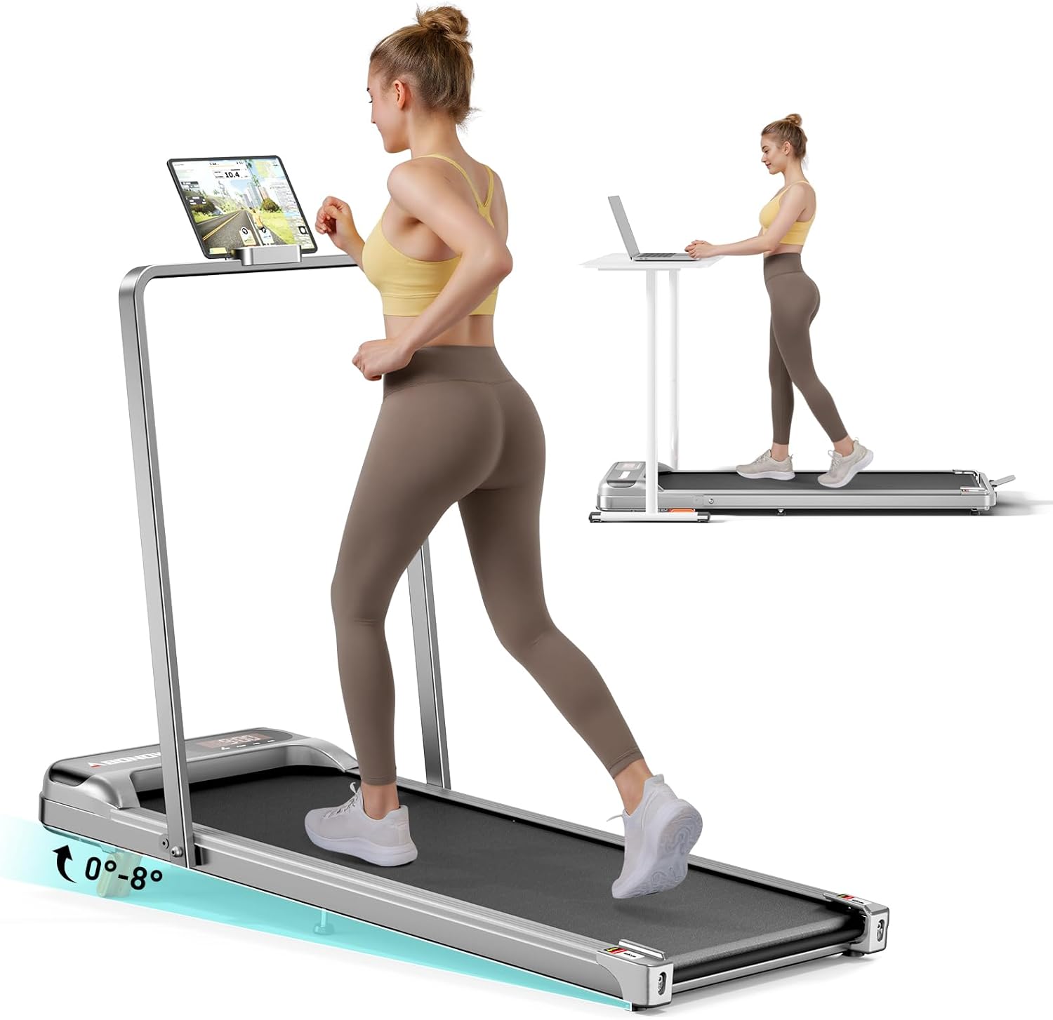Walking Pad - 2.5 HP Walking Pad with Handle Bar