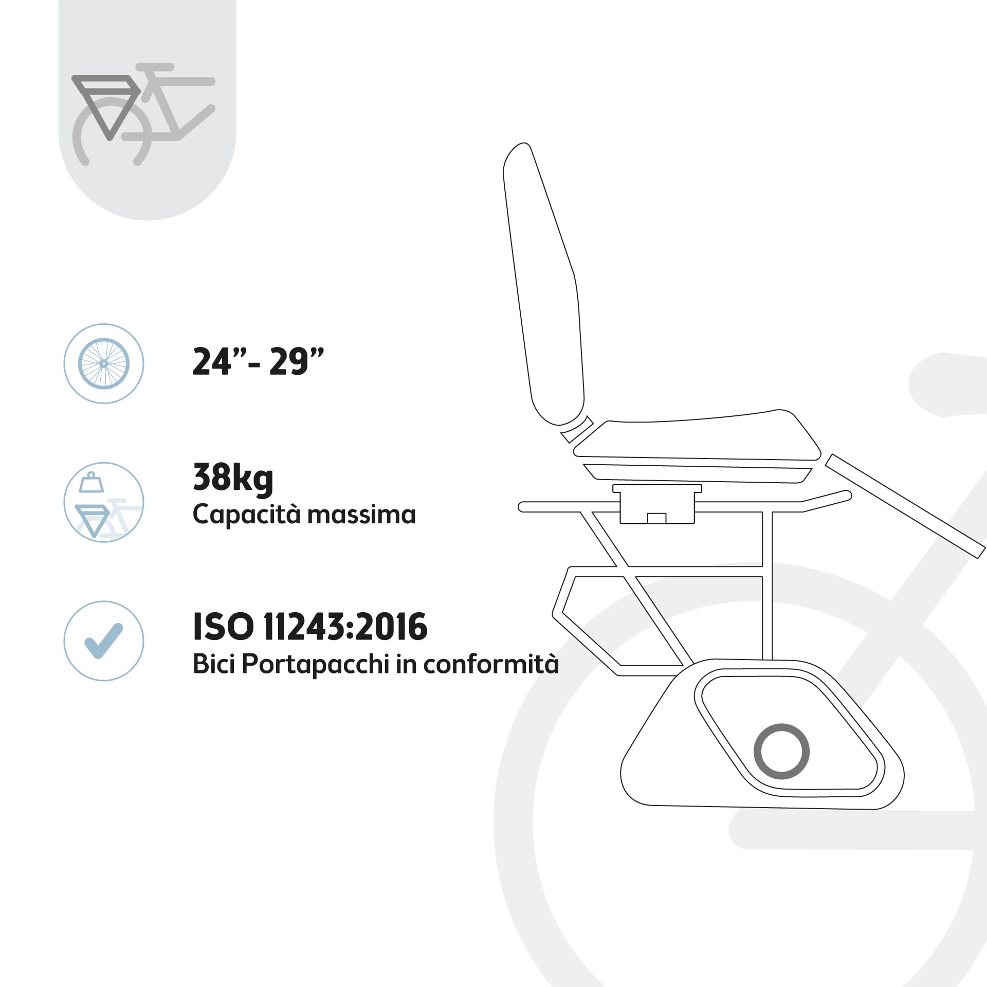 Bobike Rear Junior Bike Seat One Carrier Mounting System - Seggiolino Unisex-Baby