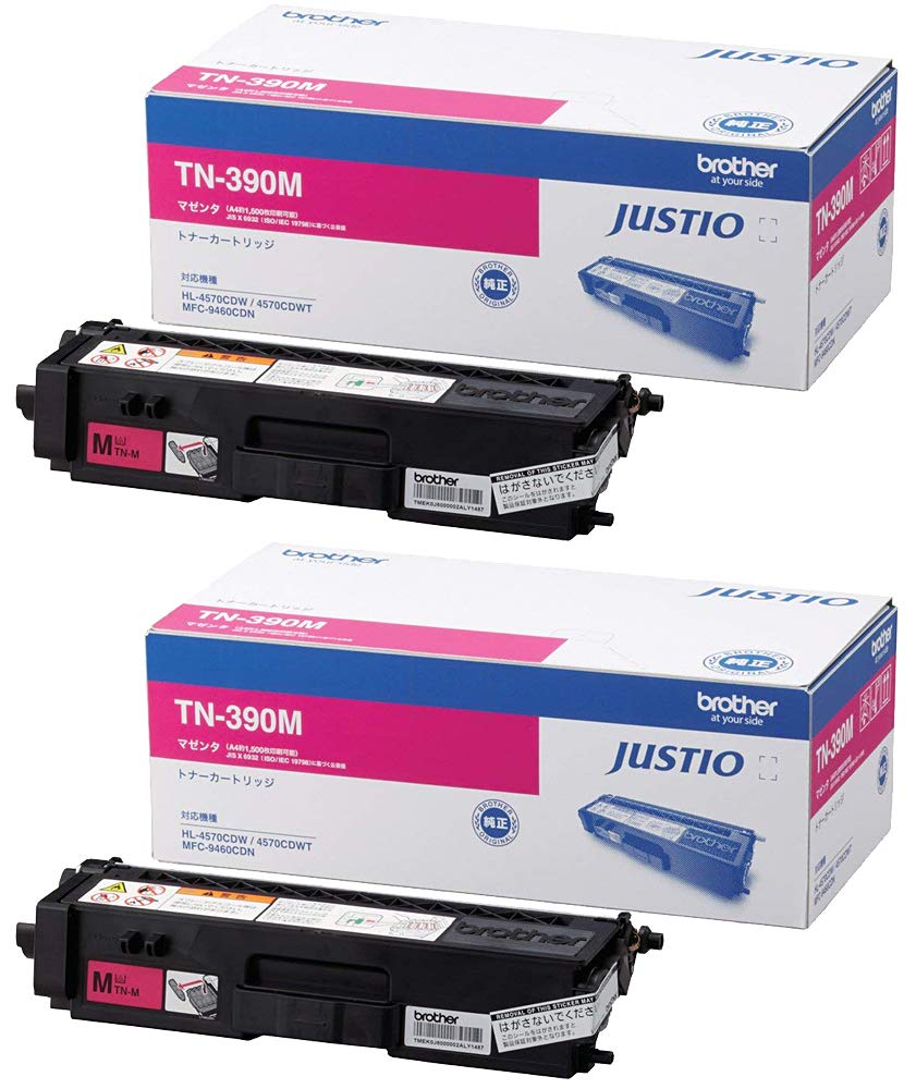 Amazon.co.jp: BROTHER ブラザー 純正品 TN-390M / TN390M トナー