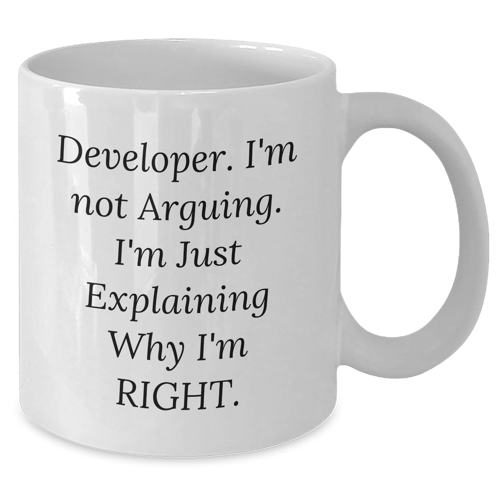 Developer Gifts: Funny Christmas Unique Mugs for Computer Programmer Friends and Coworkers, Inspirational Tech Enthusiast Coffee Mug for Developer Appreciation