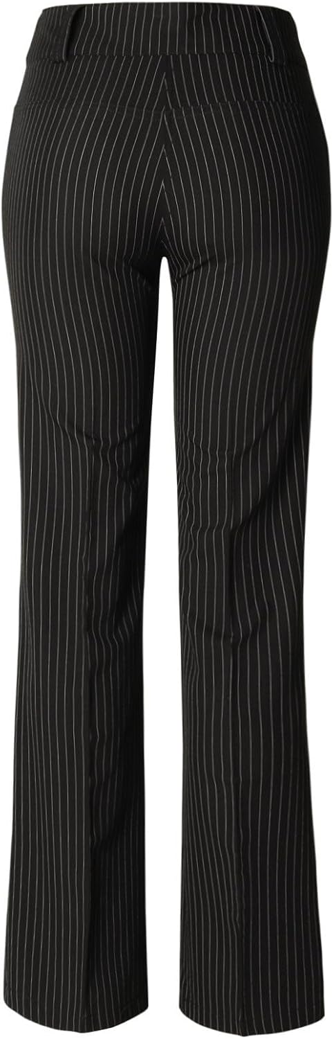 Design by Olivia Women's Relaxed Boot-Cut Office Pants Trousers Slacks