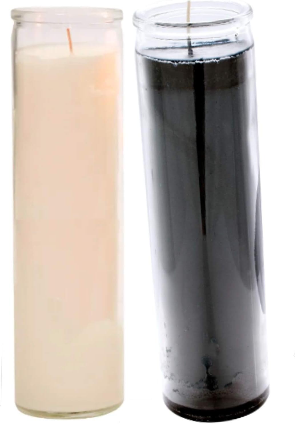 Buy TopNotch Outlet Prayer Candles Wax Candles 2 Pc Black and White