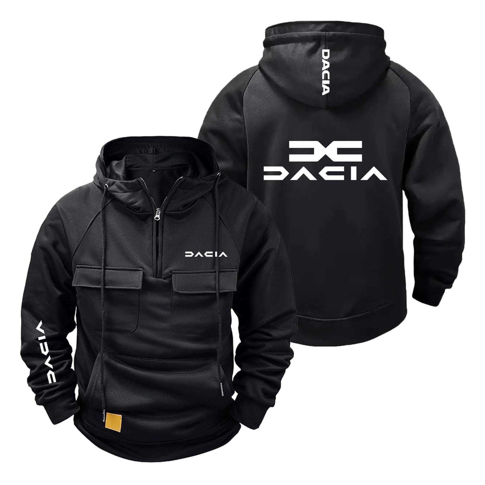 Fbwzsag Men's Heise Jumpers Hoodies Jacket For D.a.c.i.a Graphic Sport Coats Half Zip Sportswear Long Sleeve Tops Hoody Plain Spring Autumn Outwear Hooded Sweatshirt-||3X_l