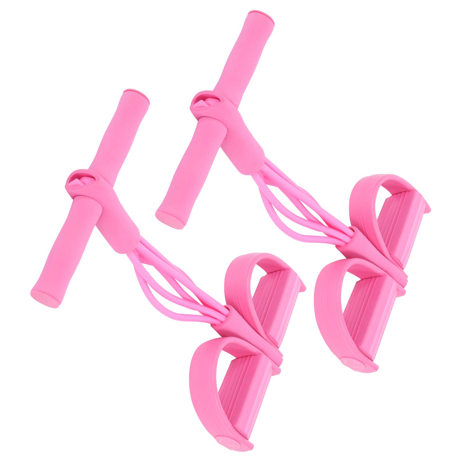 Tokaneit Bande De Résistance à Pédales – 4 Tubes, 45 Kg Max, Avec Ancrage De Porte, Noir, Pour Musculation Et Fitness à La Maison