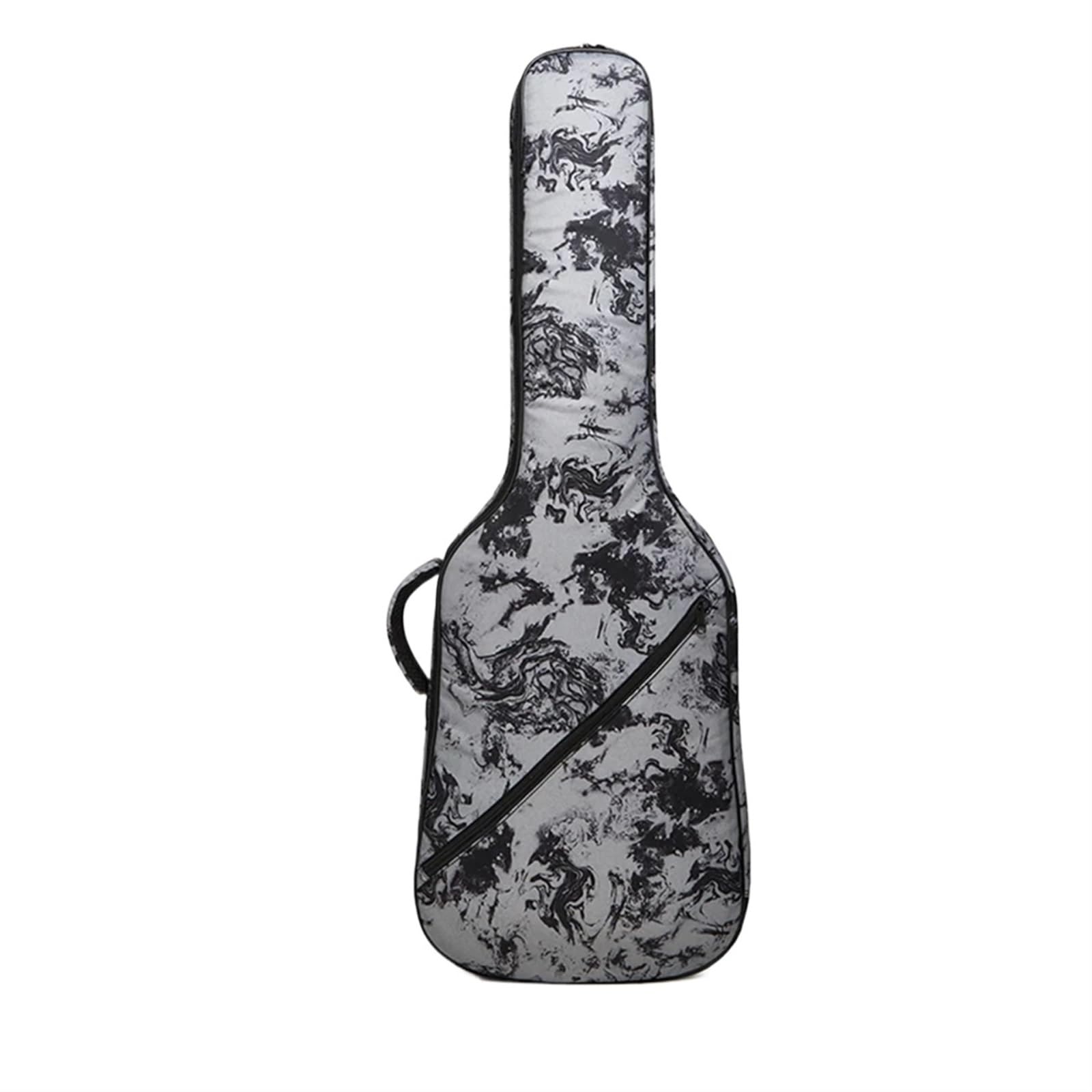 Funda para Guitarra Bolsa for Guitarra eléctrica, 900D, Impermeable, Tela Oxford, Correas Dobles, Estuche Blando, Plegable, Relleno de Esponja 12 mm(Size 2)