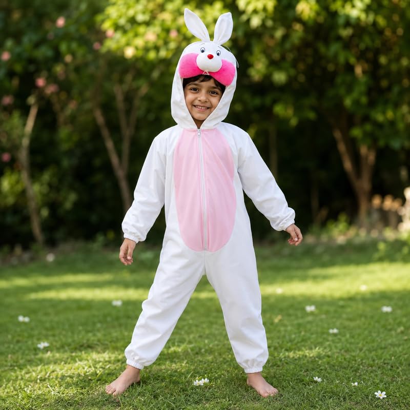 Image of Animal Costume for Kids | Plush Fancy Dress Costume for Boys & Girls |School Fancy Dress, Annual Day, Jungle Theme, Role Play, Halloween & Birthday Party